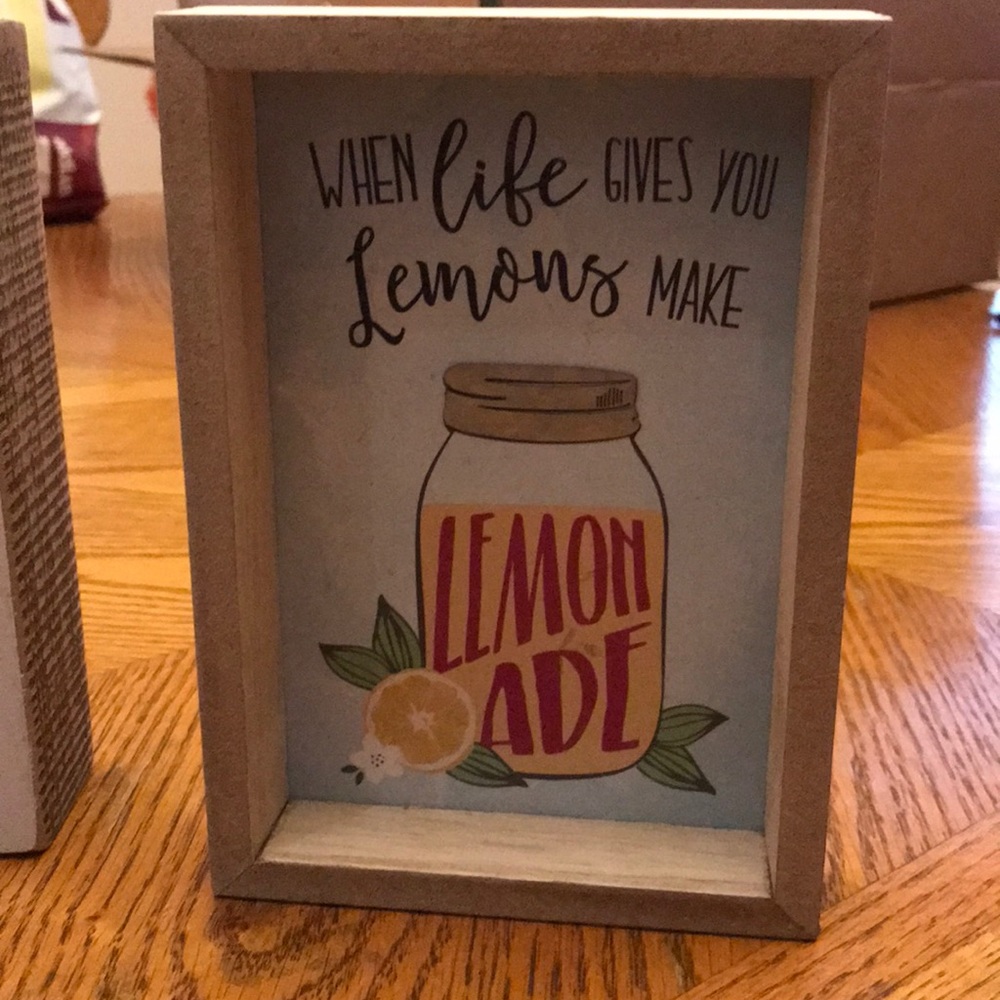 When life gives you lemons make lemonade